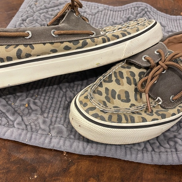 Leopard Sperry Top-Siders -Sz 8 - Picture 9 of 10